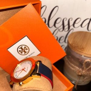 Beautiful watch red and navy blue